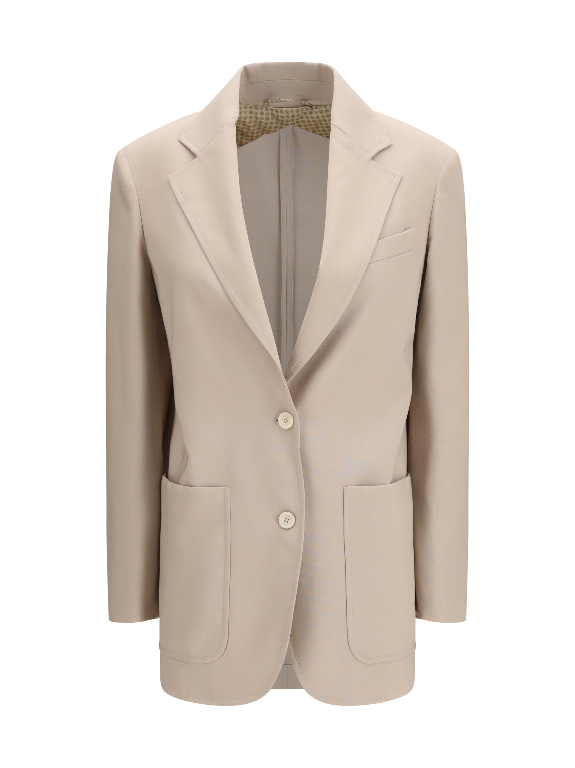 MAX MARA 36 single-breasted wool-blend blazer