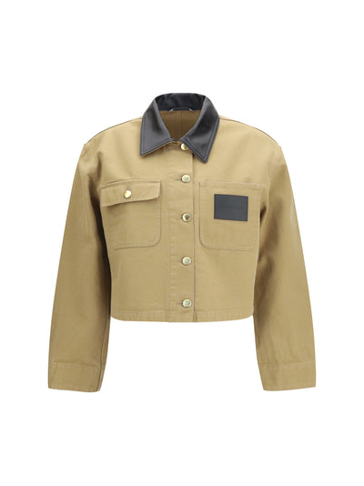 heavy cotton cropped jacket