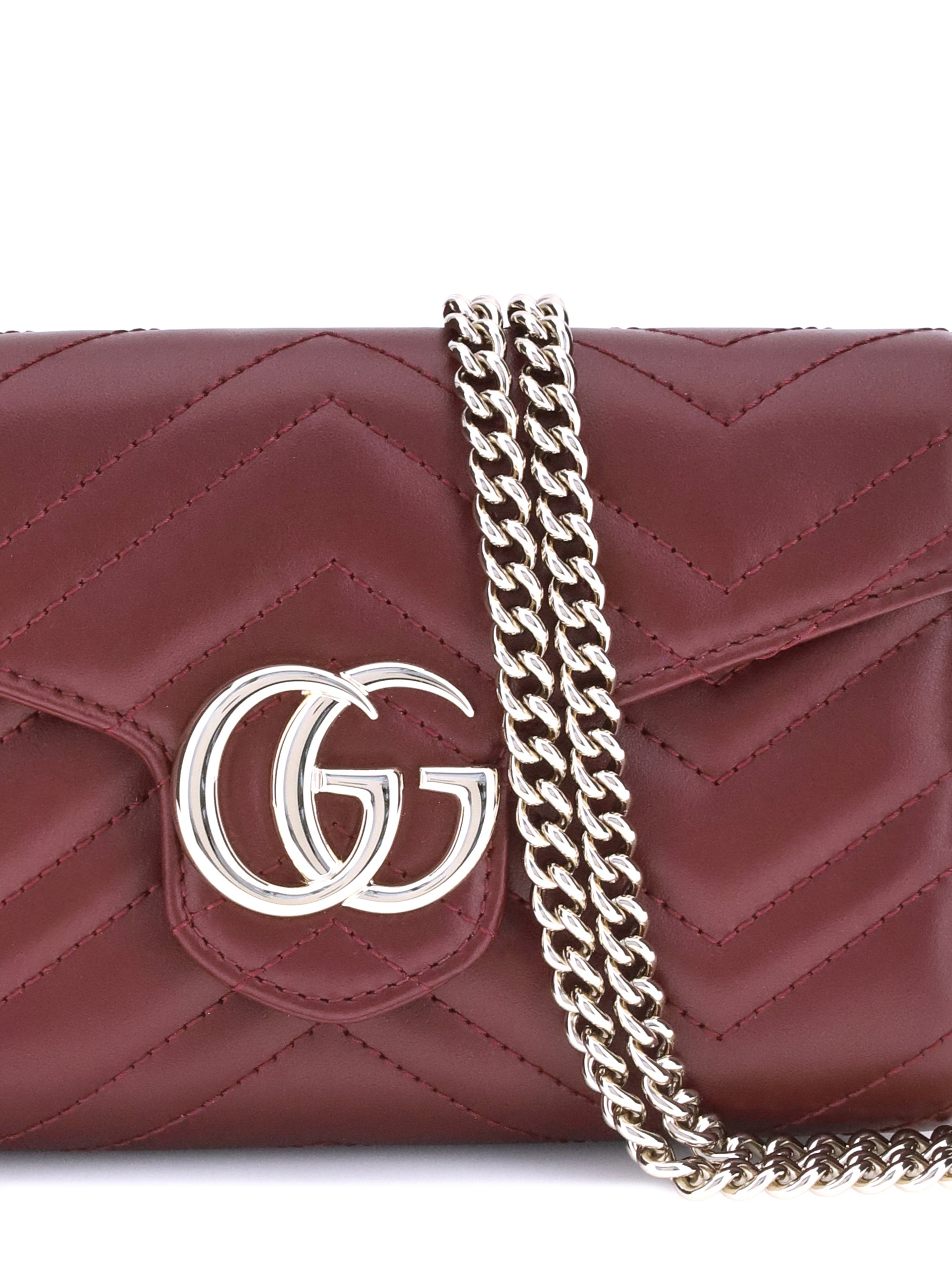 gg marmont wallet with chain
