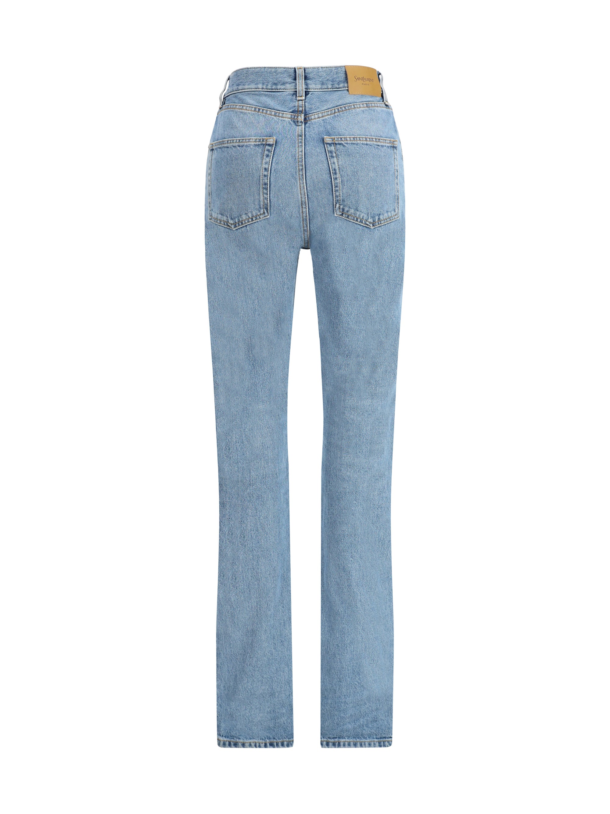 SAINT LAURENT 26 90s-inspired slim-fit jeans in denim