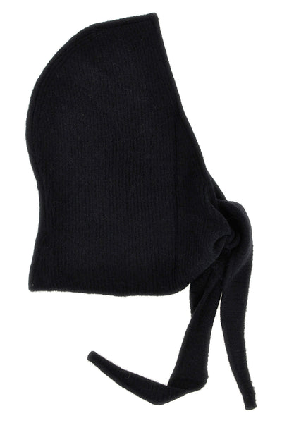 alpaca blend hood to tie around the neck