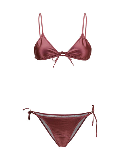 metallic bikini