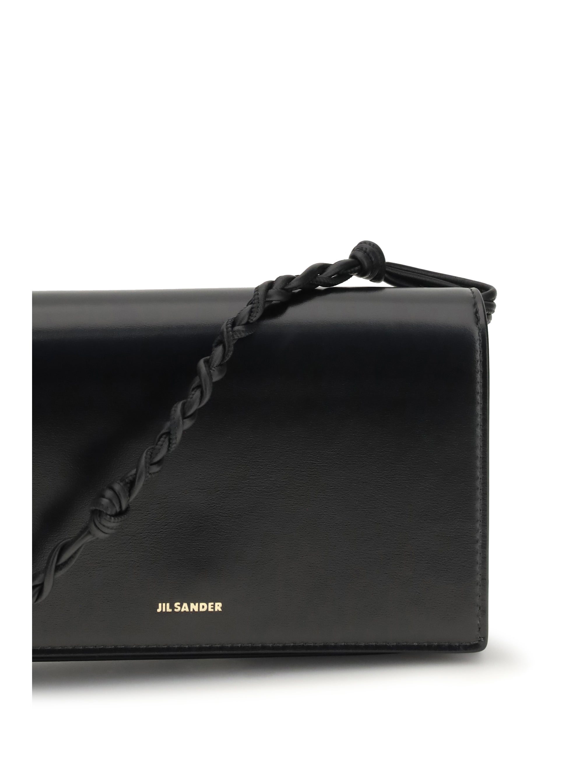 JIL SANDER OS tangle wallet with shoulder strap