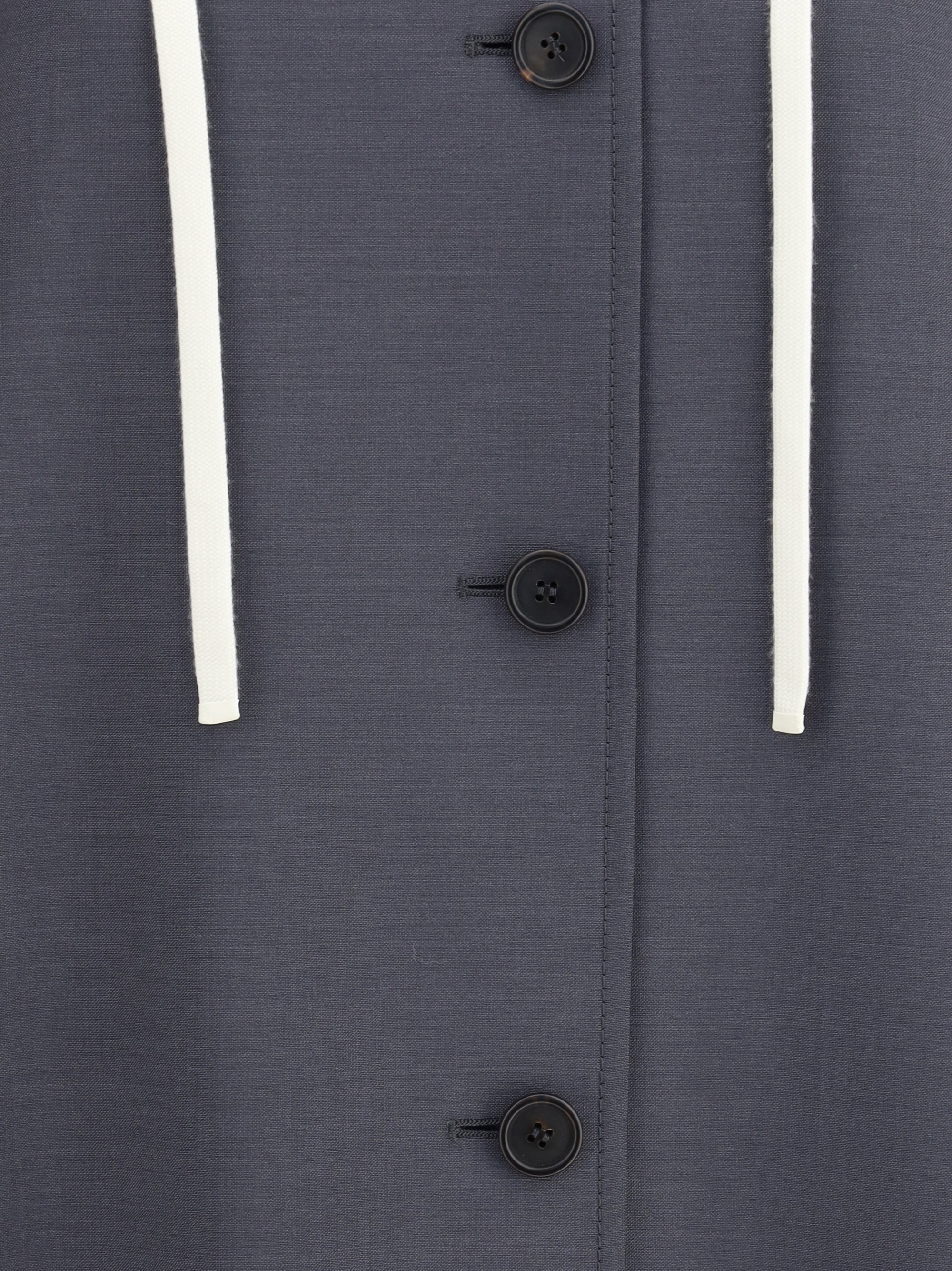 MIU MIU 38 hooded long coat