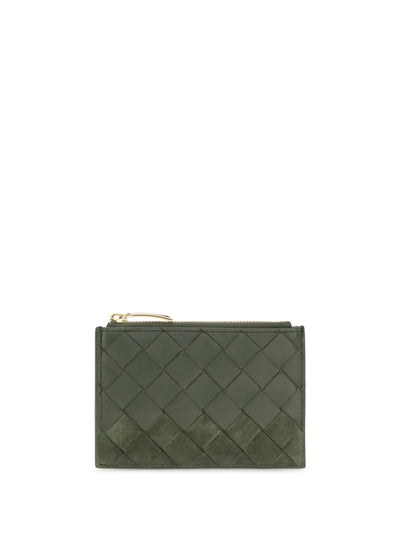 intrecciato zip cardholder