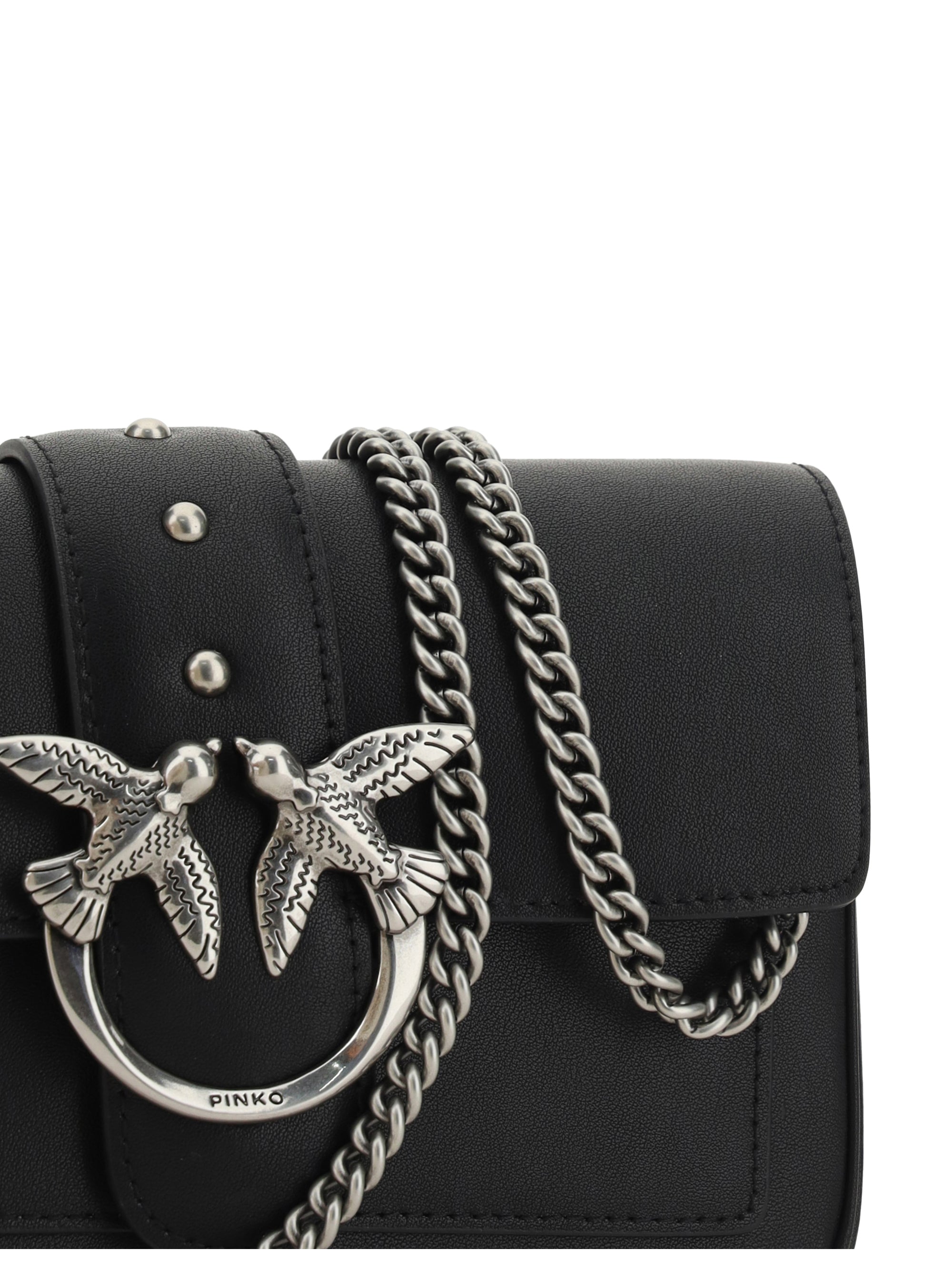 PINKO OS love one shoulder bag