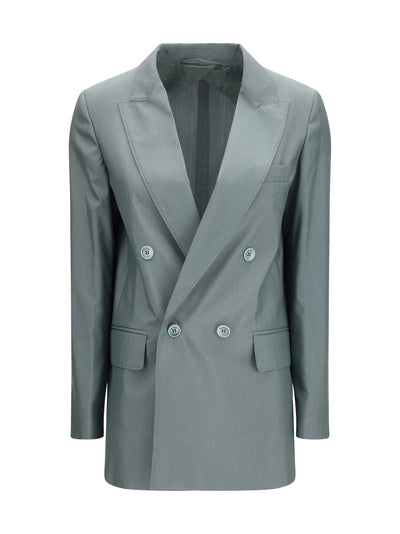 mxmalbata blazer in wool and silk