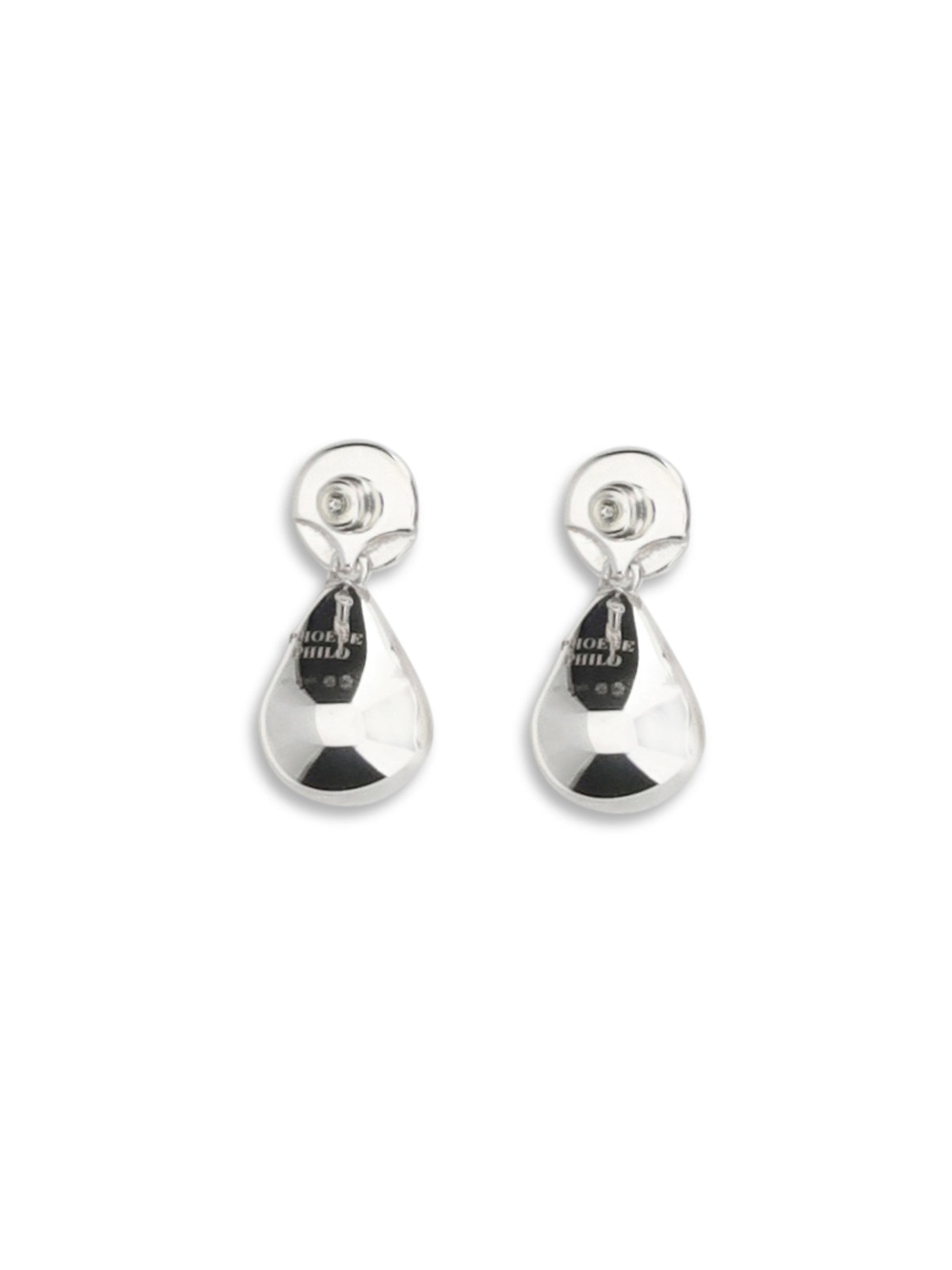 PHOEBE PHILO OS double sphere earrings