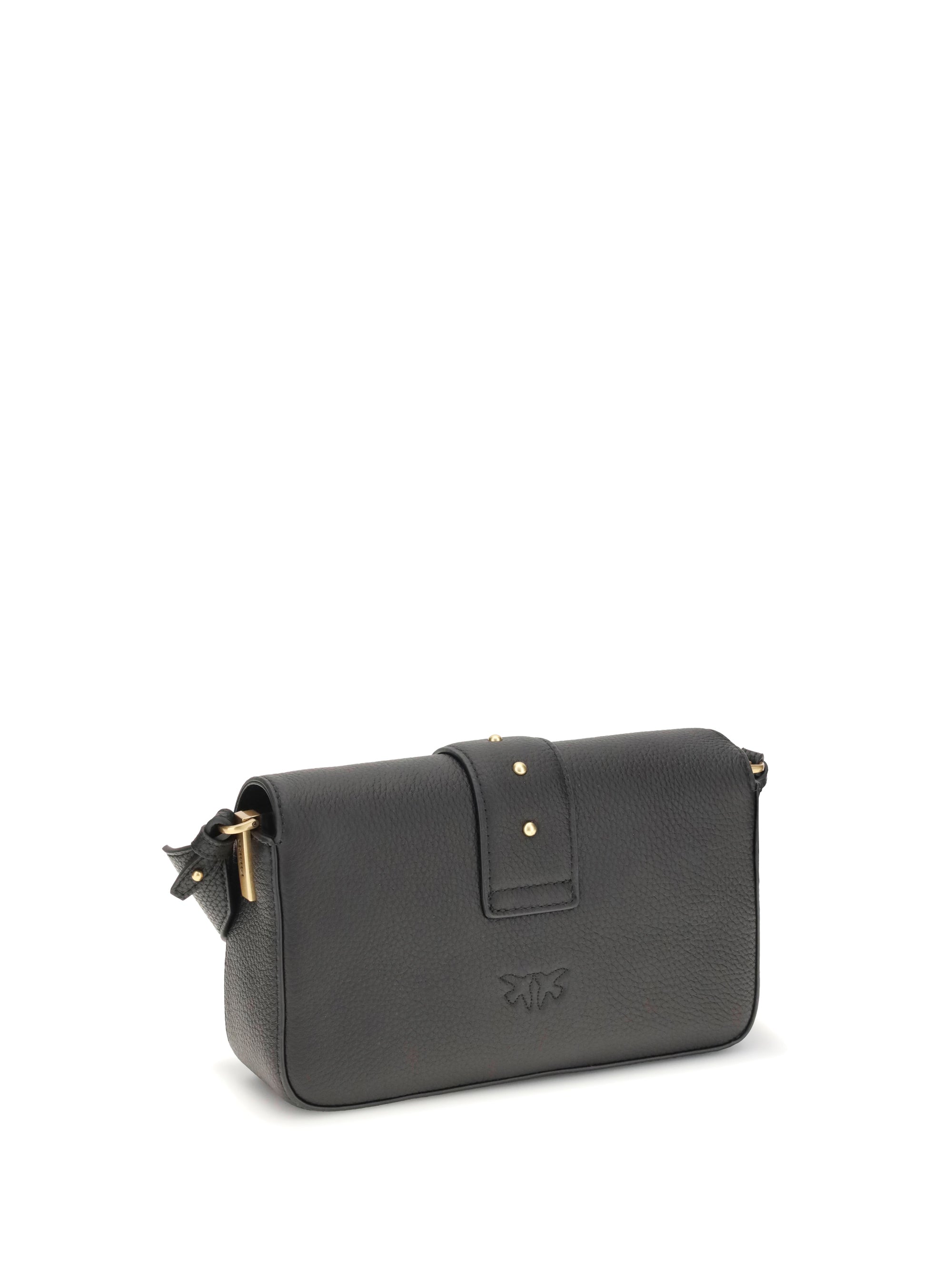PINKO OS love leather shoulder bag