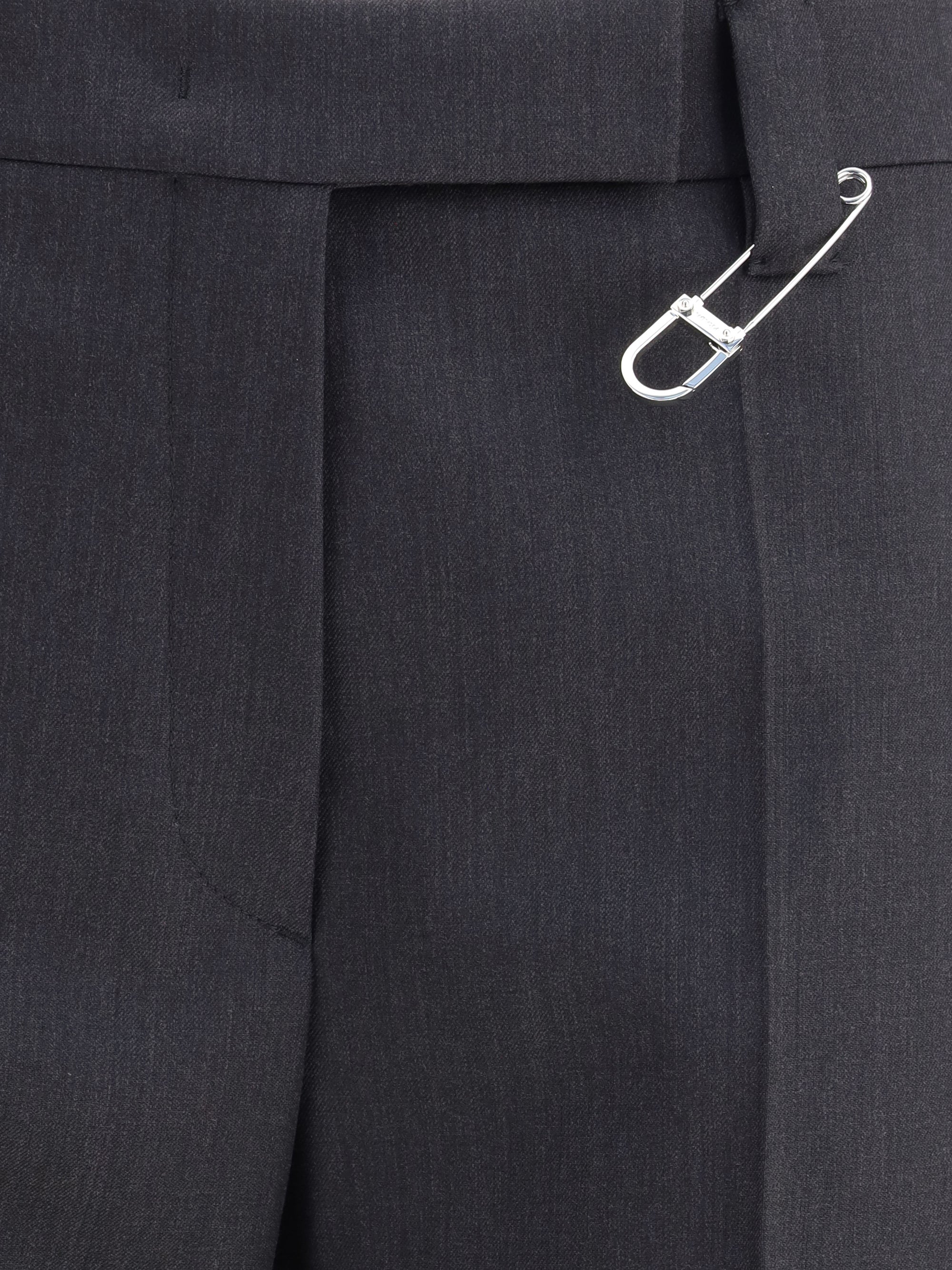 PRADA 40 virgin wool pants