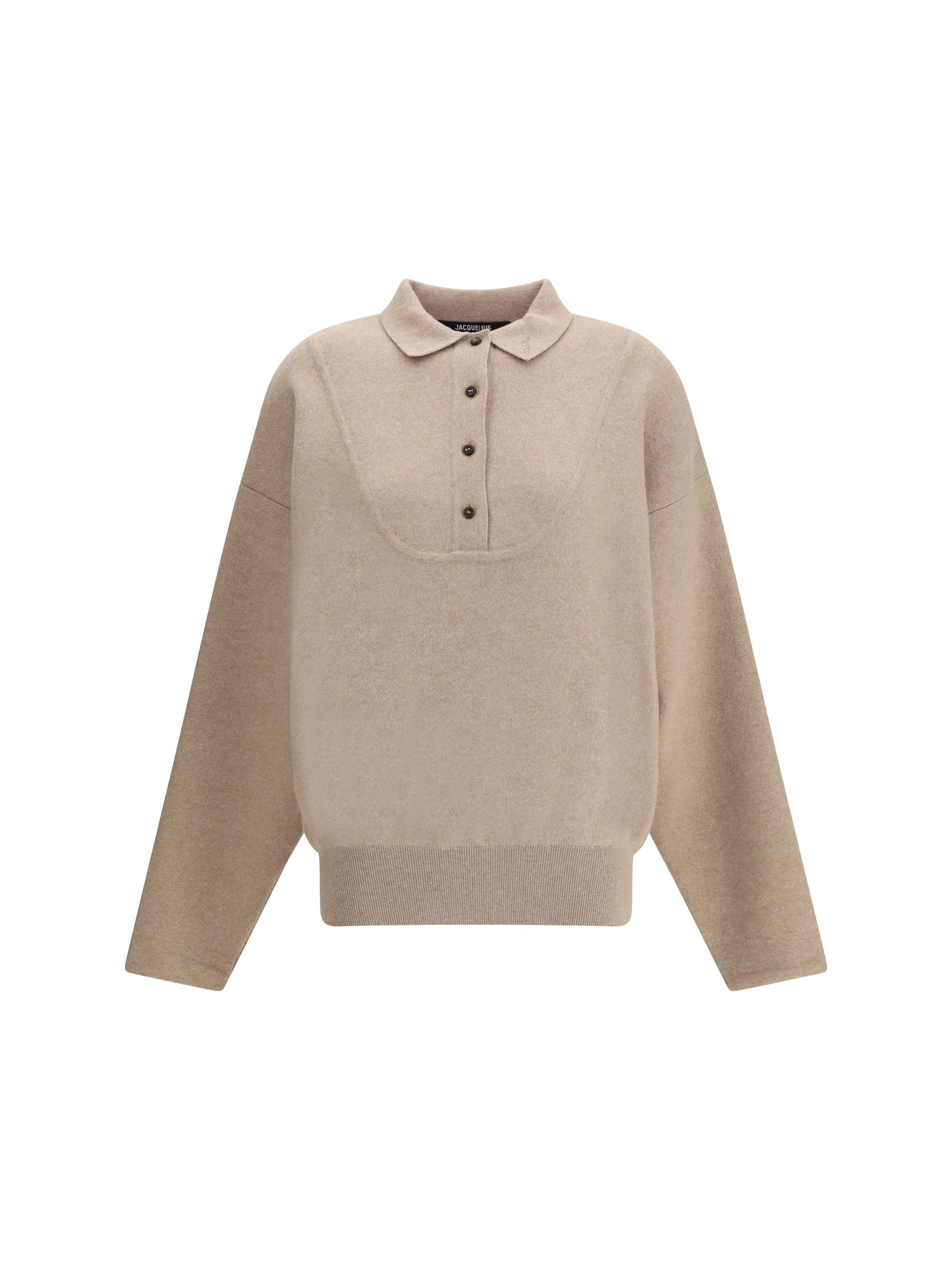 JACQUEMUS 34 polo sweater la maille vareuse pallone