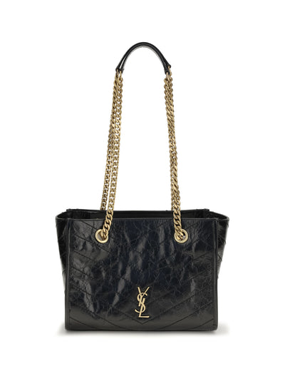 small niki leather tote bag