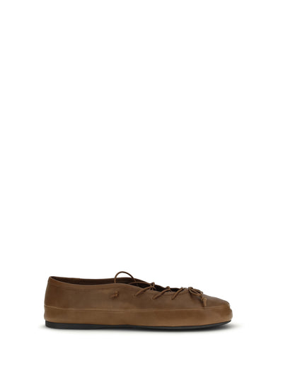 leather ballerinas