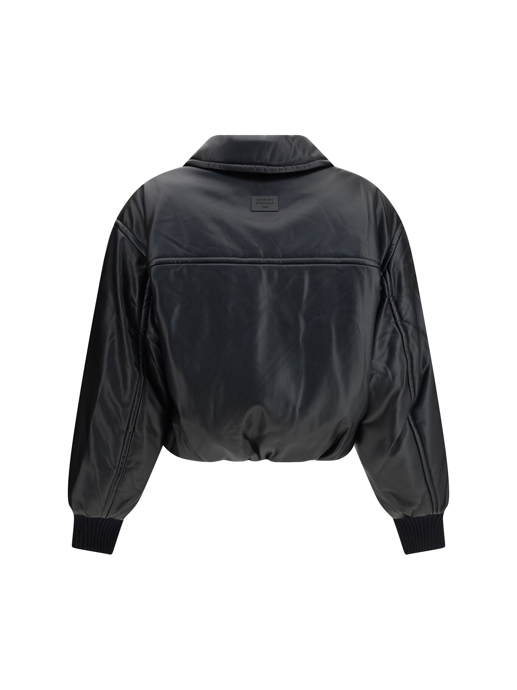 ACNE STUDIOS 34 faux leather bomber jacket