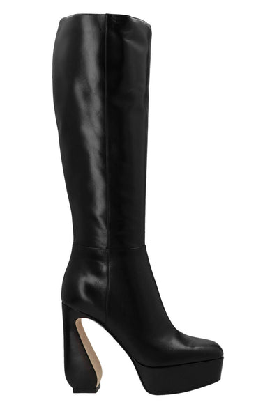 soft nappa high boots
