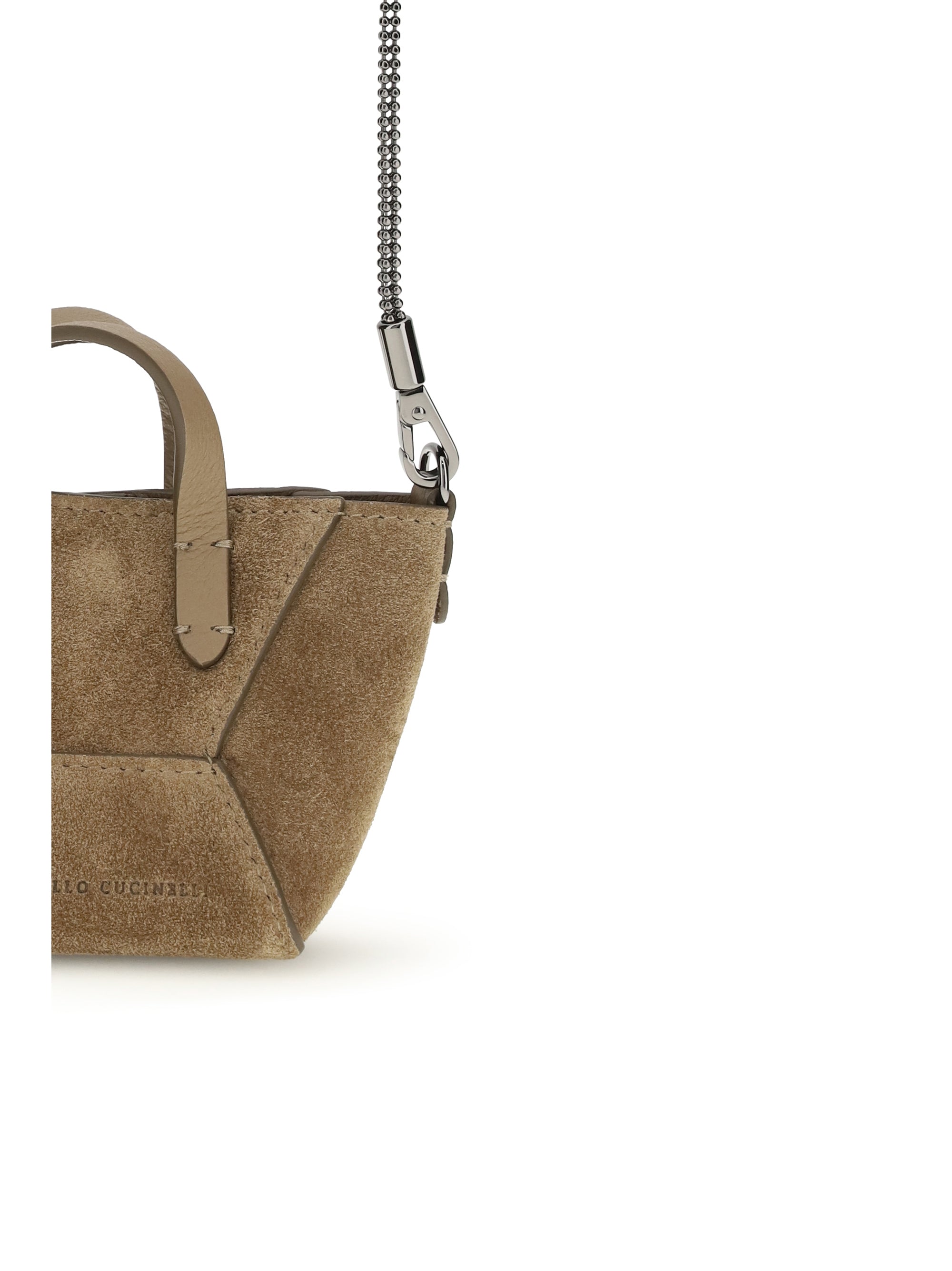 BRUNELLO CUCINELLI OS micro suede shoulder bag
