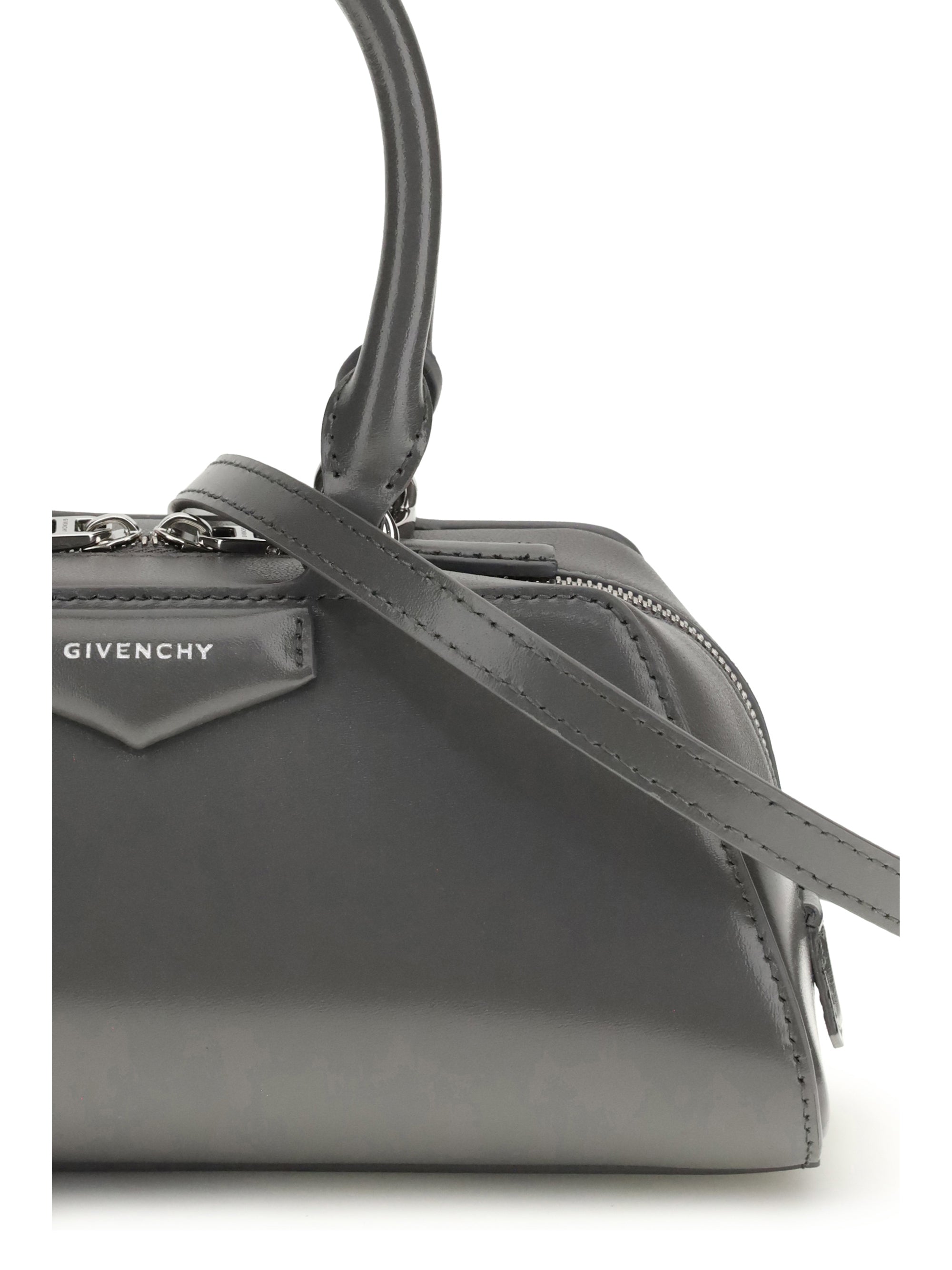 GIVENCHY OS antigona east-west mini leather box handbag