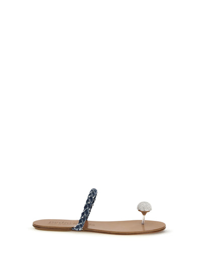 jewel-embellished sandals
