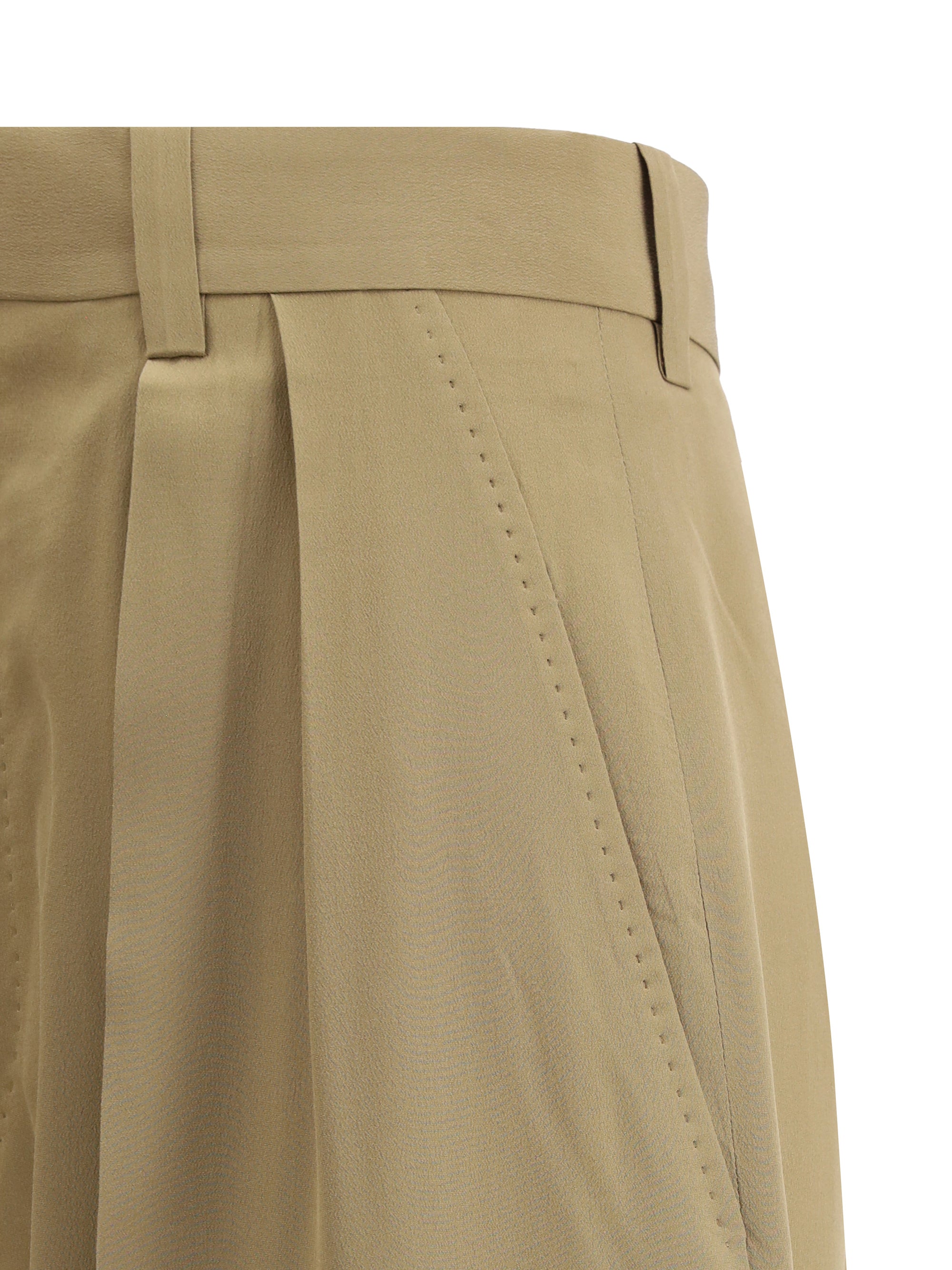 PETAR PETROV 38 silk pants