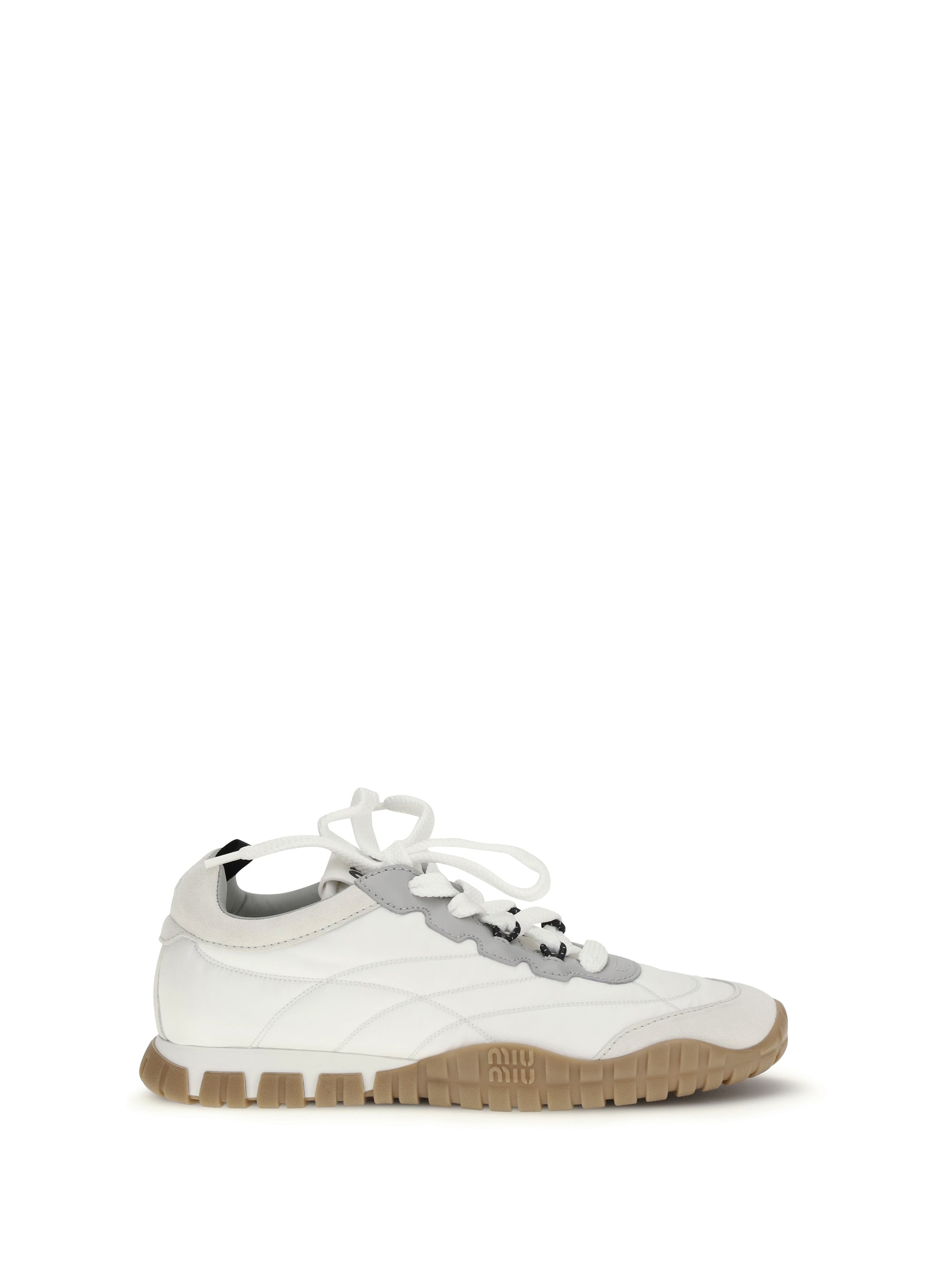 MIU MIU 37 fabric and suede sneakers