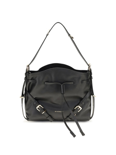 small voyou bucket handbag in glossy leather