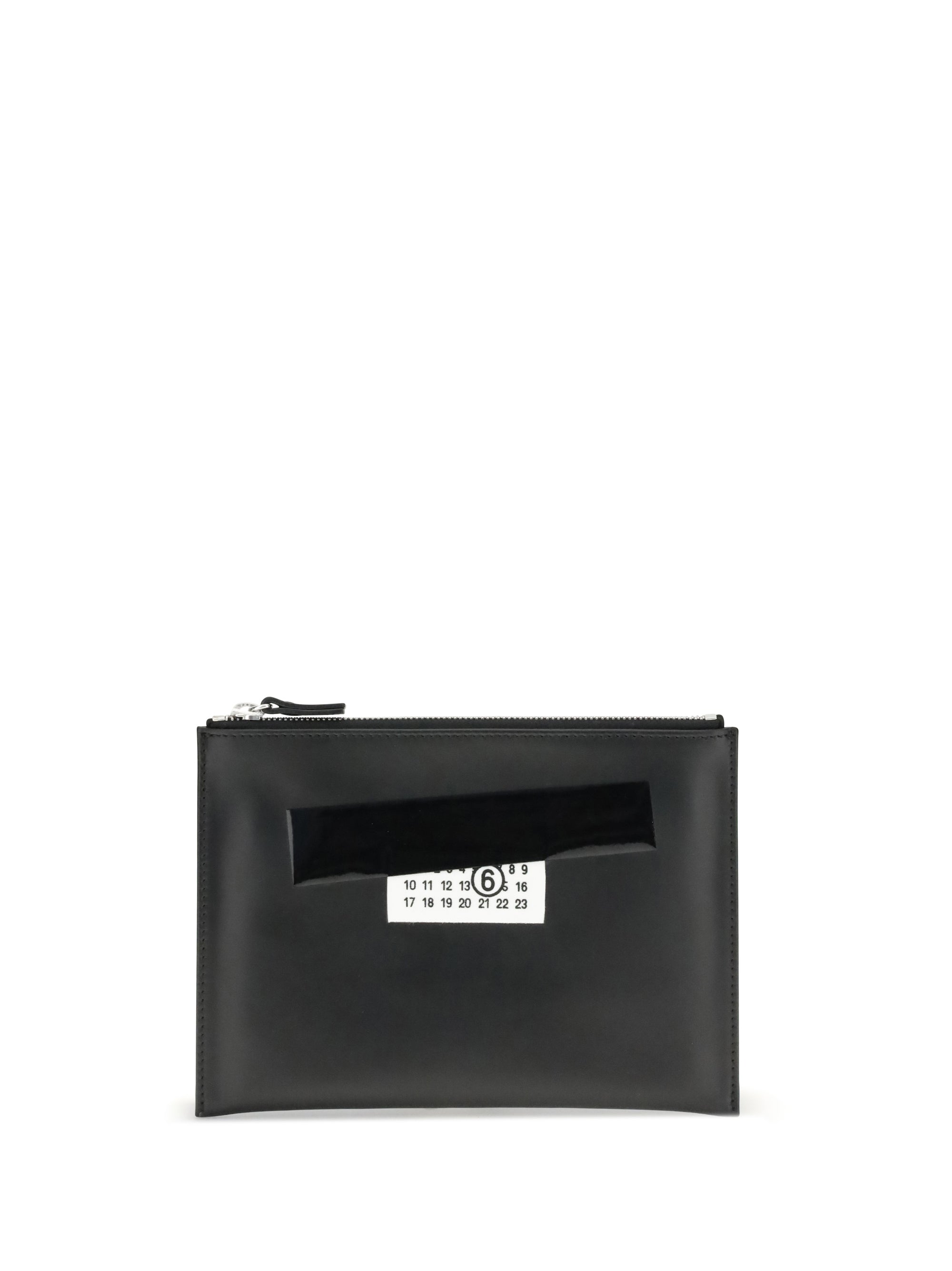MM6 OS leather pouch