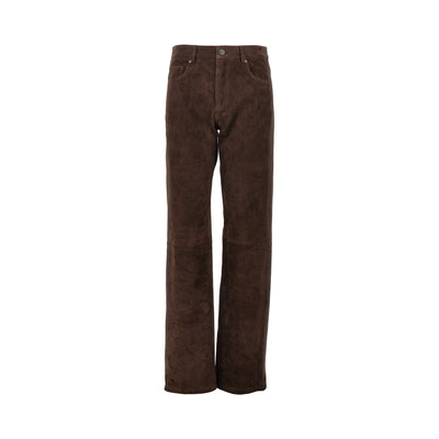jean suede leather pants