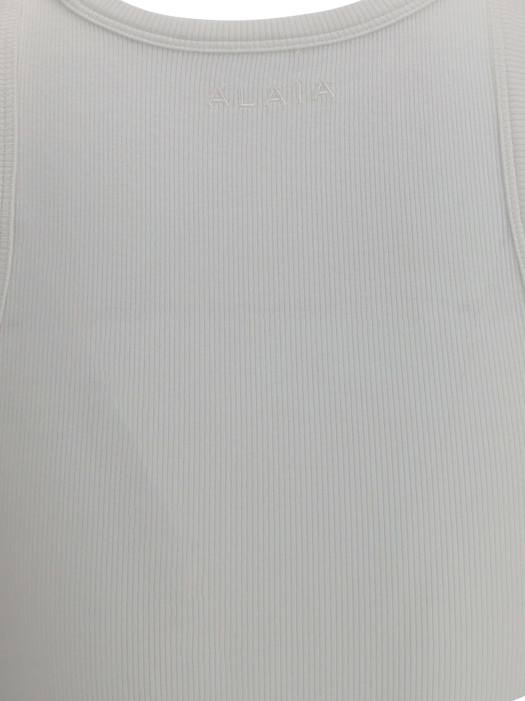 ALAIA 38 halter ribbed bodysuit