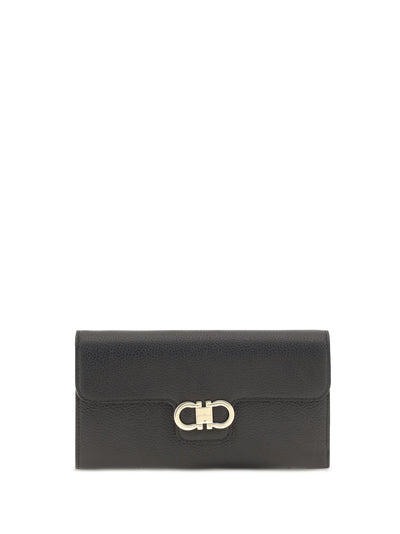 gancini wallet with shoulder strap