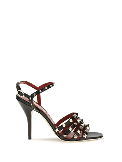 rockstud kidskin sandals