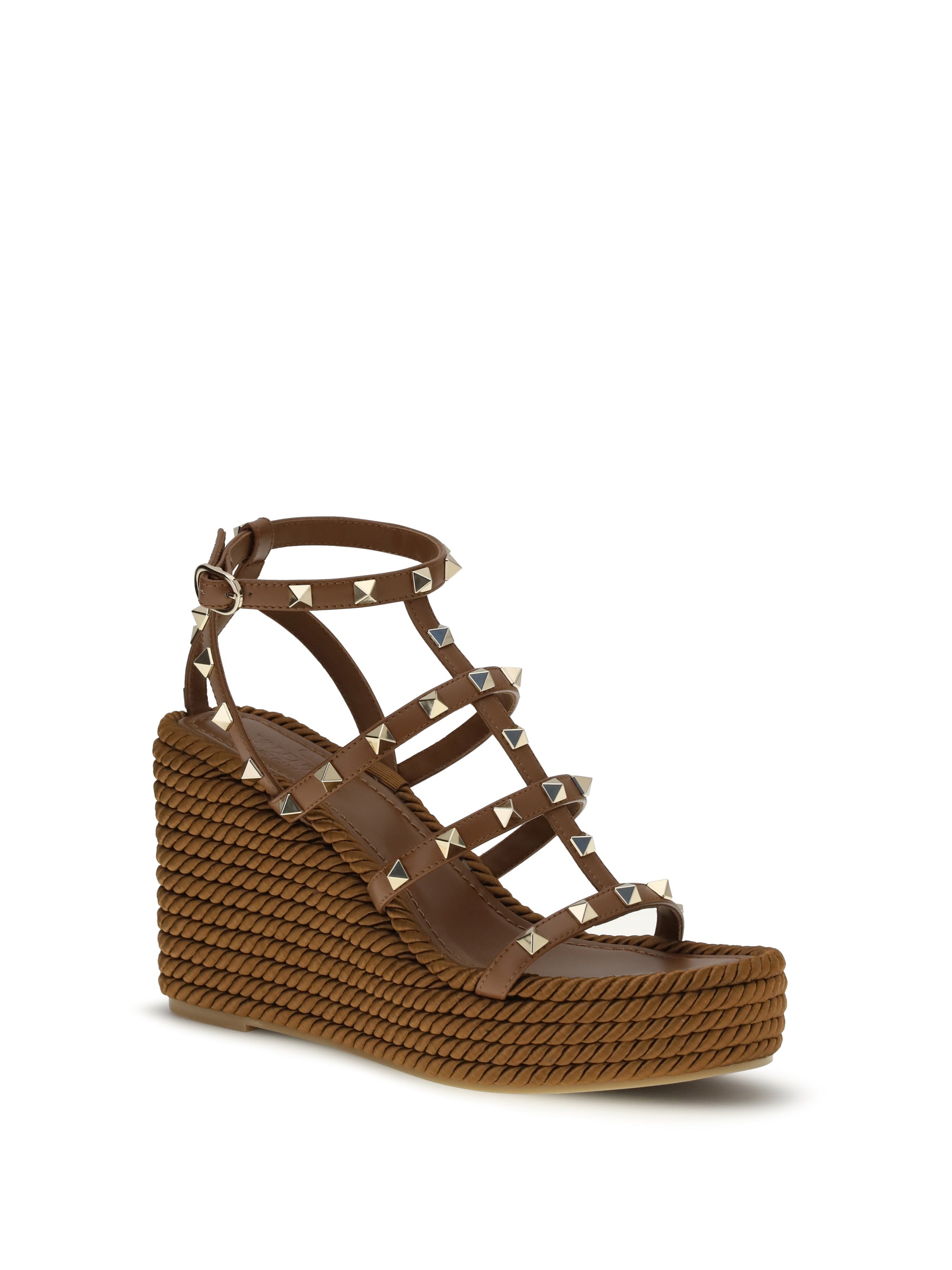VALENTINO GARAVANI 36 rockstud torchon 95 wedges