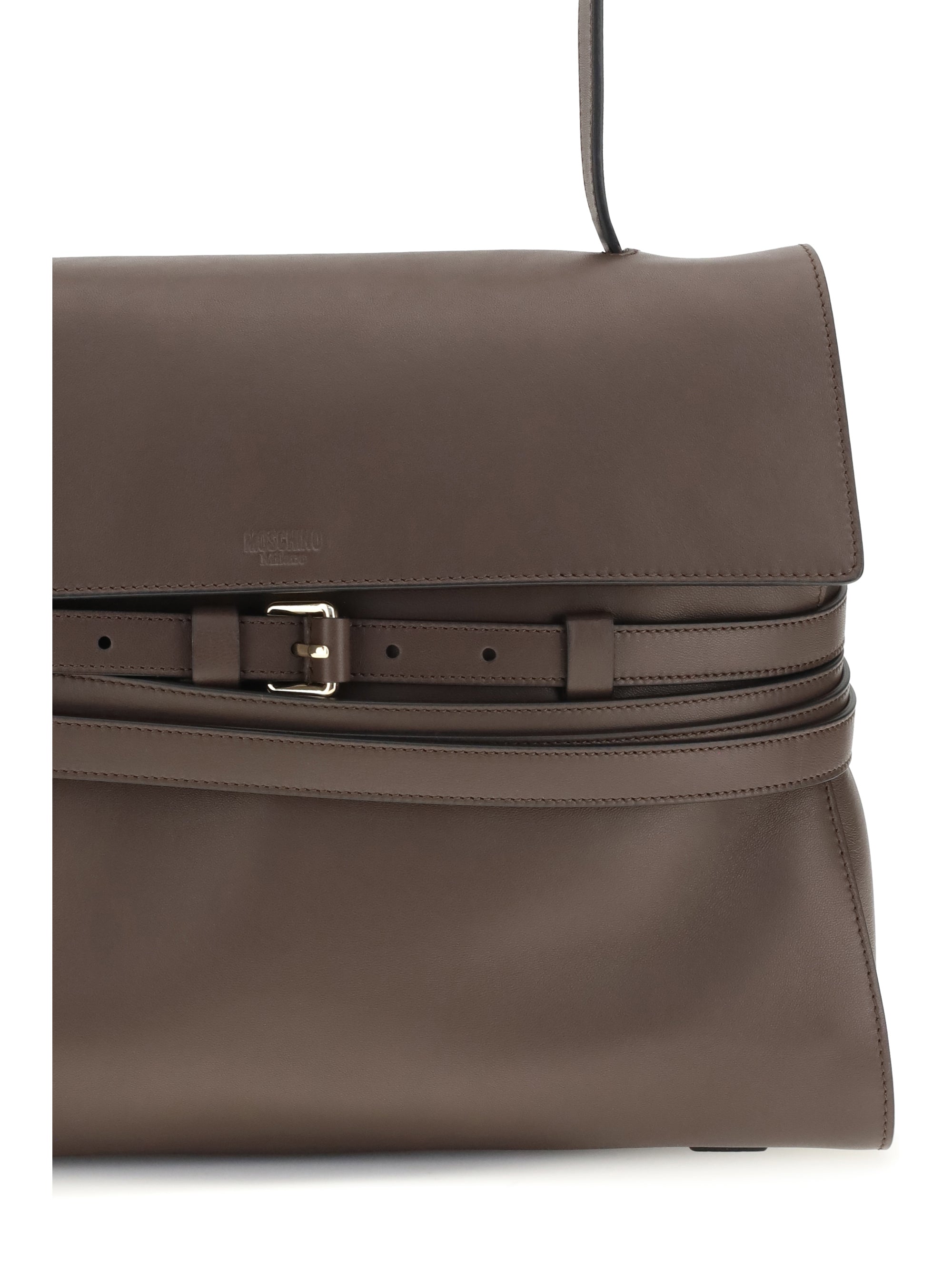 MOSCHINO OS tie me medium handbag