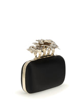 ALEXANDER MCQUEEN OS carnation knuckle clutch