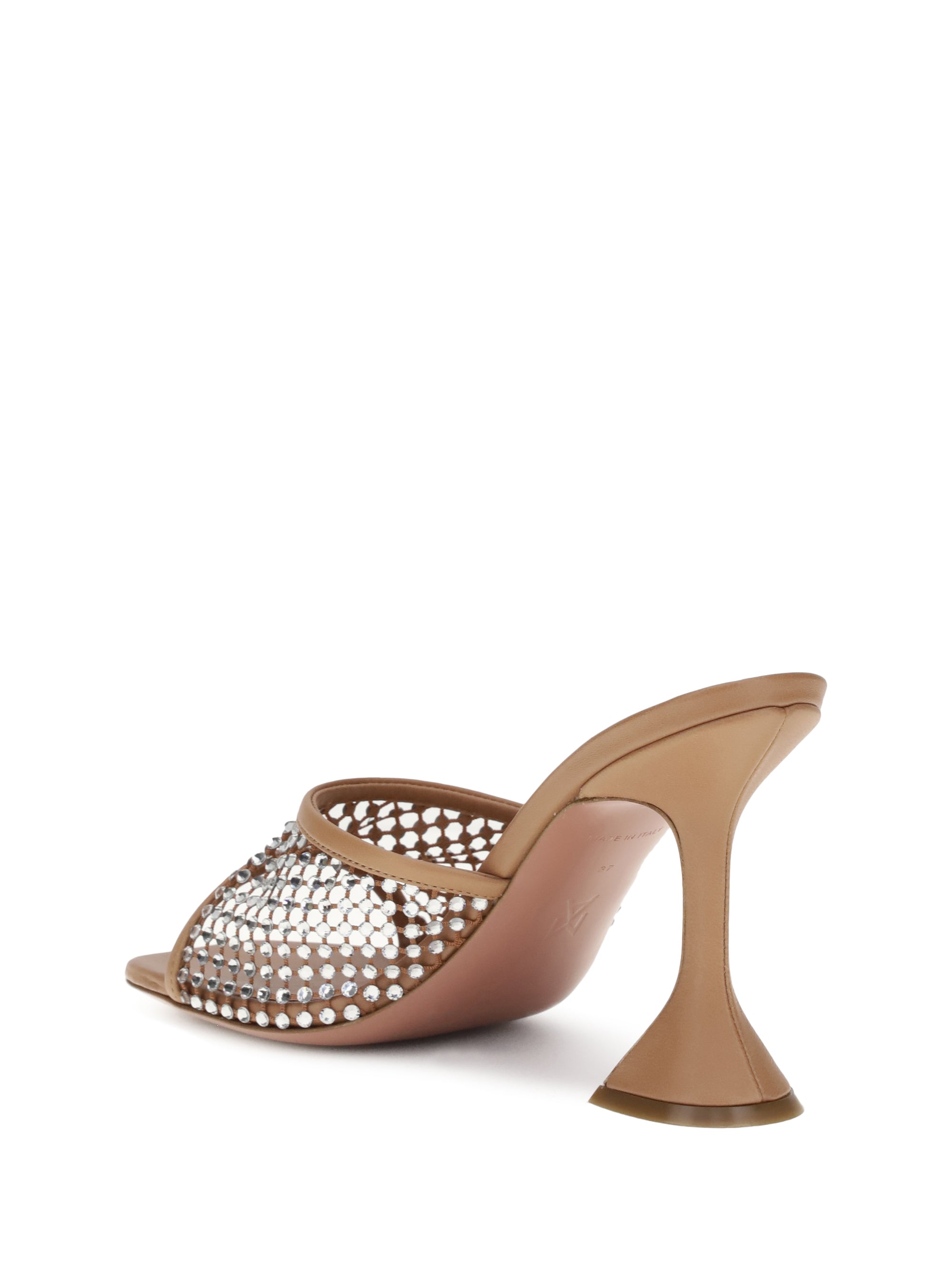 AMINA MUADDI 36 lupita crystal sandals