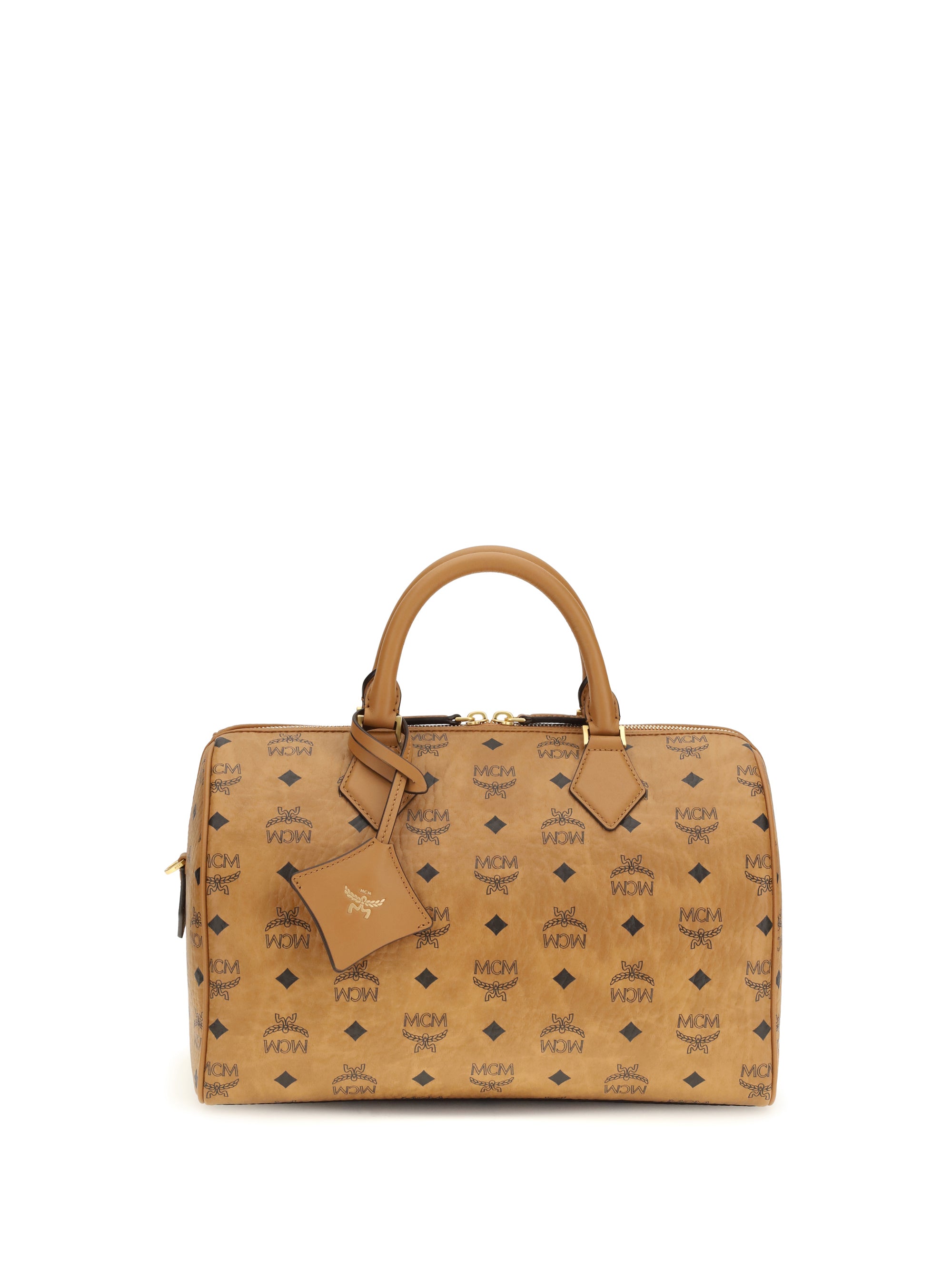 MCM OS ella printed canvas handbag