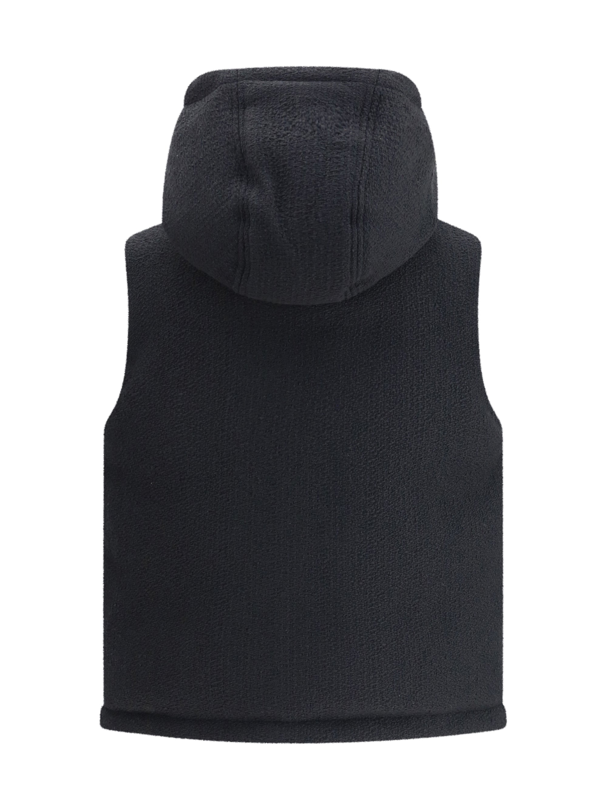 GUCCI 42  reversible bouclé wool gilet