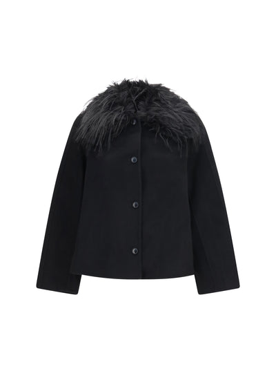 rafe jacket with faux-fur collar