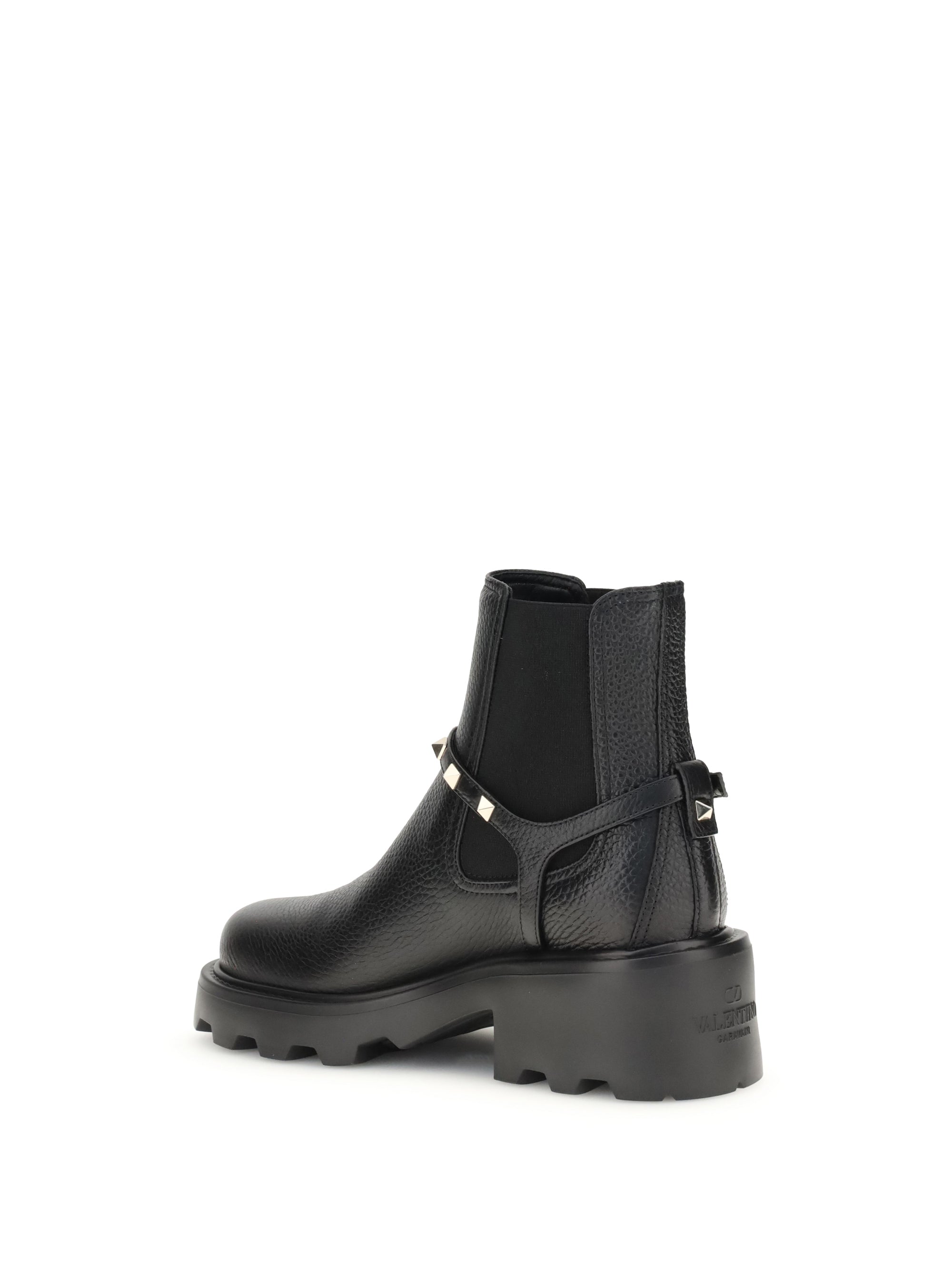 VALENTINO GARAVANI 36.5 leather ankle boots