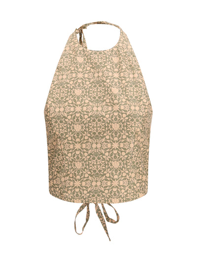 sleeveless halter top