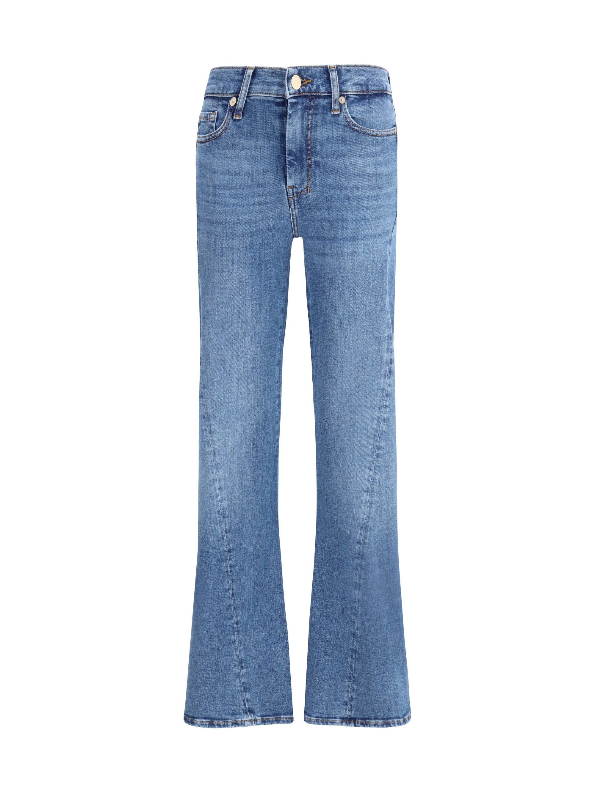 7FOR 24 dojo tailorless flare jeans