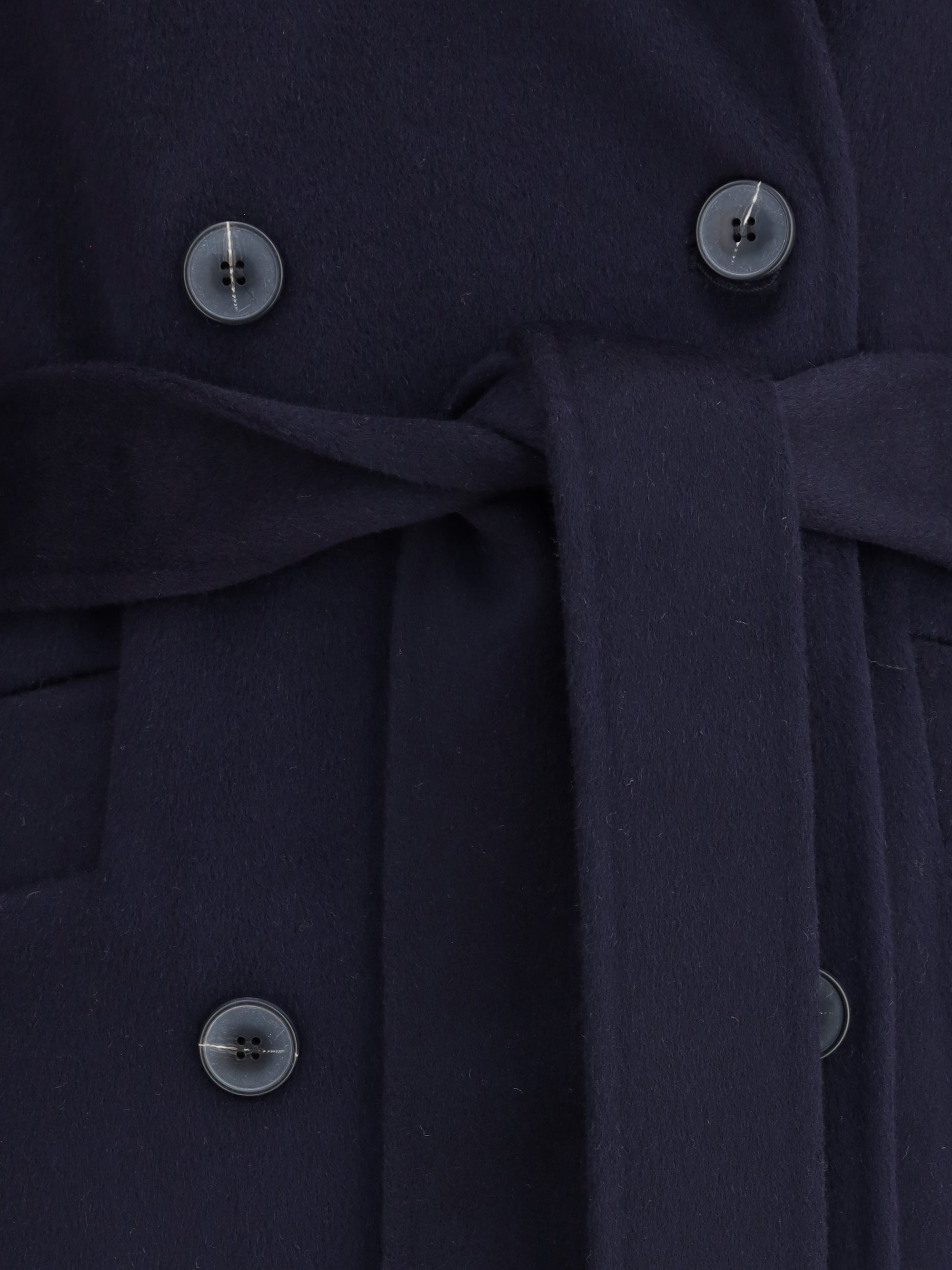 DYNAMIS STUDIO 42 double-breasted long coat