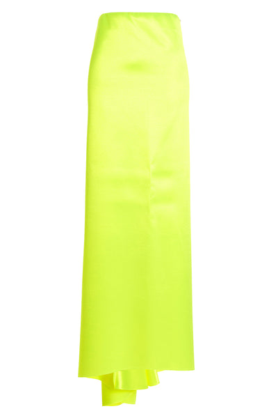 adua maxi skirt in an satin fabric