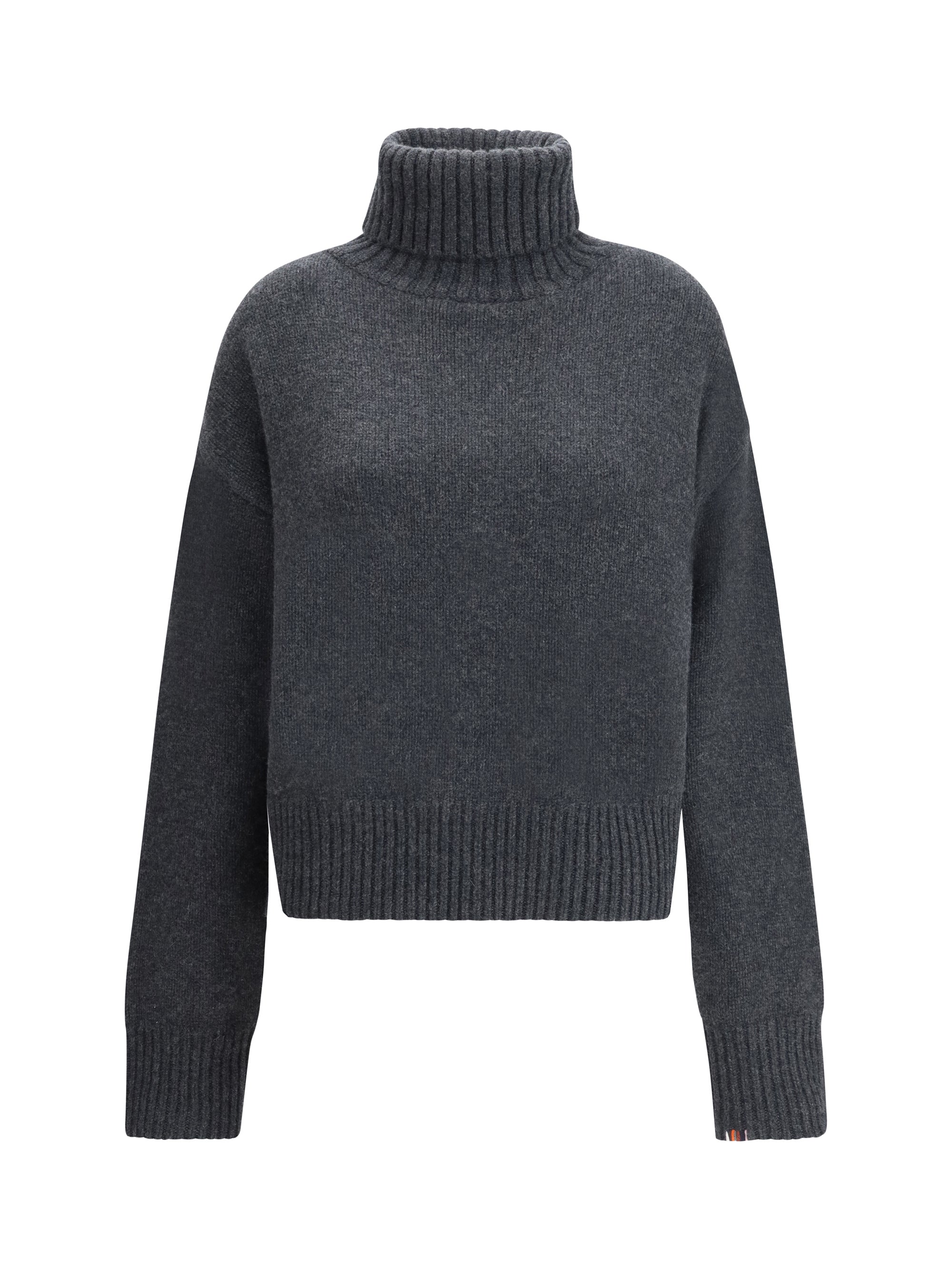 EXTREME CASHMERE OS n°434 crop xtra turtleneck sweater in cashmere