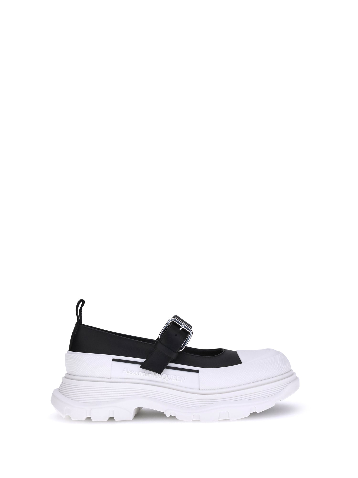 ALEXANDER MCQUEEN 36 leather and rubber sneakers