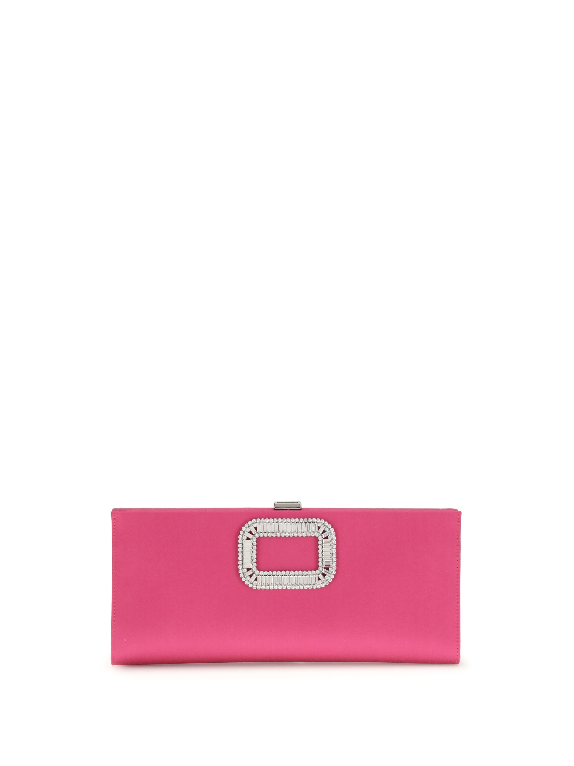ROGER VIVIER OS pilgrim clutch