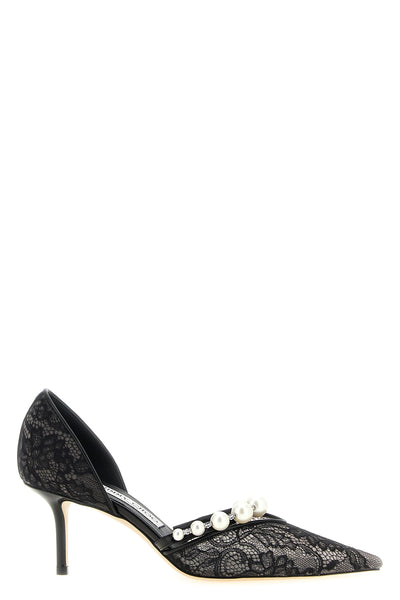 aurelie lace pointed pumps