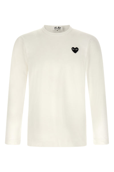 the black emblem knit t-shirt comme des garcons play establishes the foundations