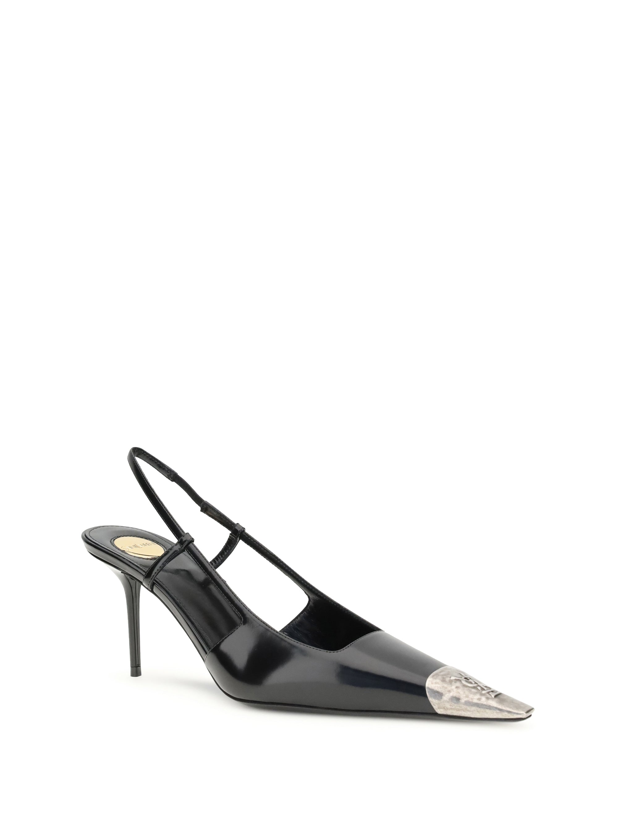 SAINT LAURENT 41 glossy leather jeanne pumps