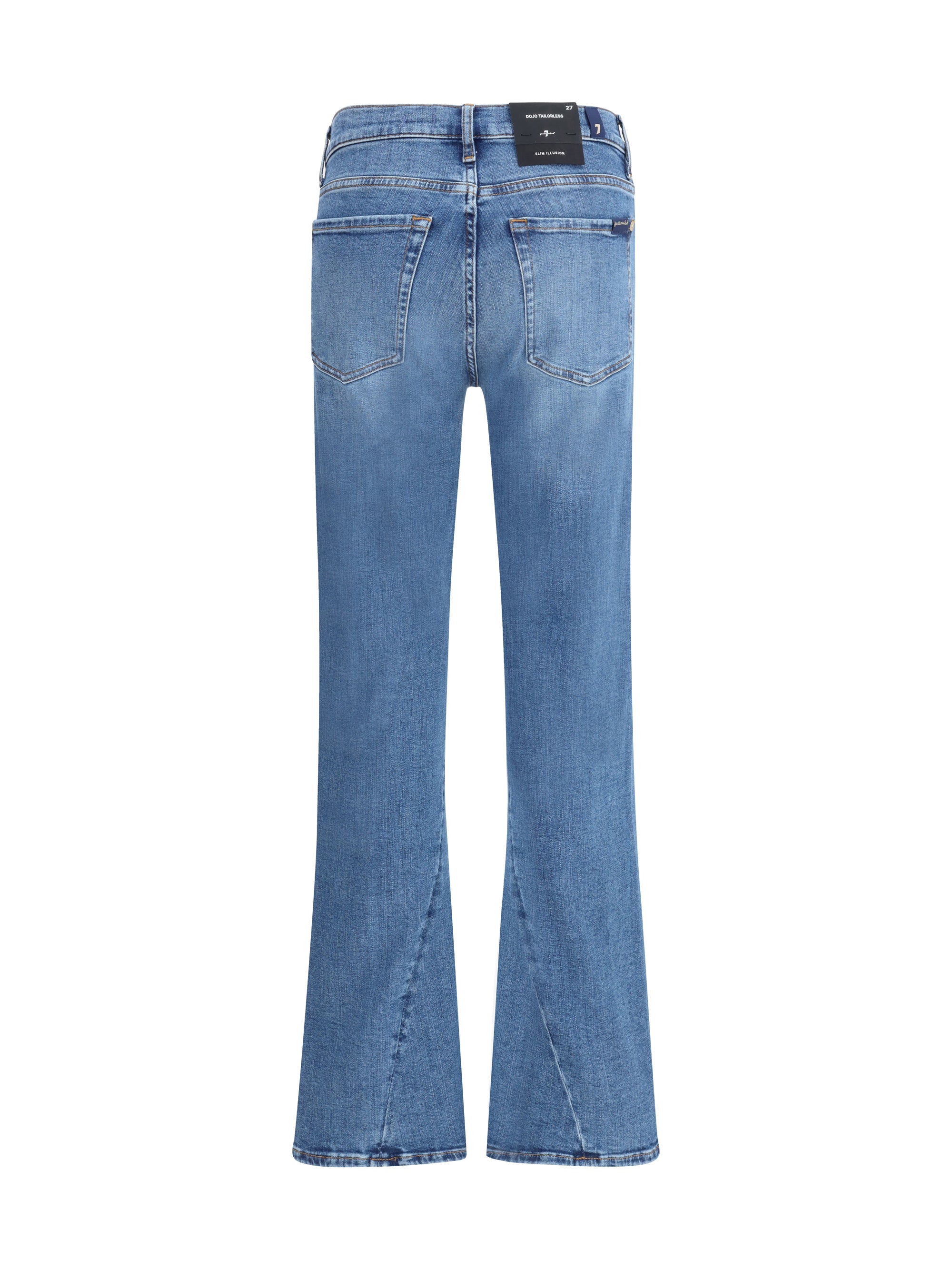 7FOR 24 dojo tailorless flare jeans