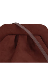 THEMOIRÈ OS bios suede clutch bag